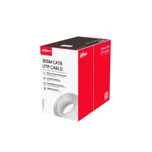 Cable UTP CAT6 Dahua® Interior 305m 100% Cobre Color Blanco -DH-PFM920I-6UN-C