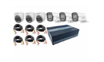 EDVR 8CH 3*2MP IR Bullet + 3*2MP IR Turret Incl SSD 480GB