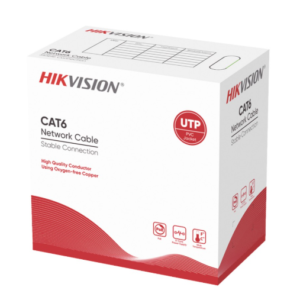 Cable UTP Cat6 100% Cobre Unifilar 305m interior DS-1LN6-UE-W Hikvision