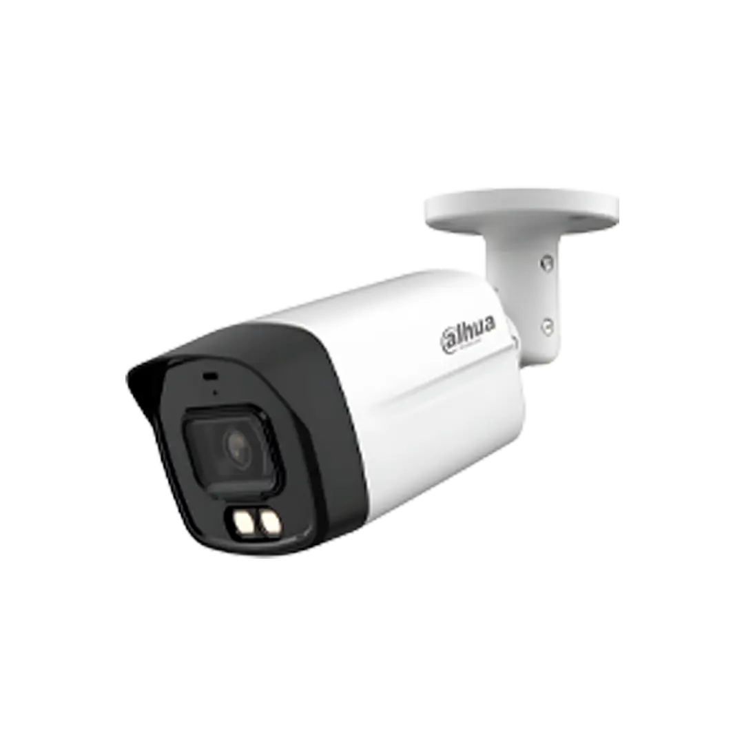 Camara Bala Dahua HDCVI 4K 2.8mm IR40 Dual Light Mic DH-HAC-HFW1801TLMN-IL-A