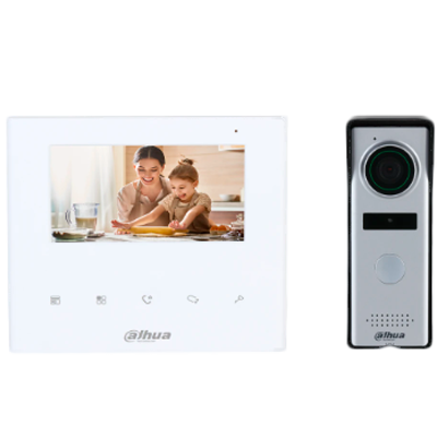 KIT VIDEO PORTERO ANALOGO MONITOR 4.3" EXTERIOR IP66 DHI-KTA04