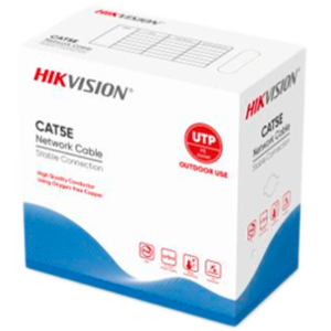 Cable UTP Cat5e Exterior 305m DS-1LN5EO-UU/E Negro Hikvision