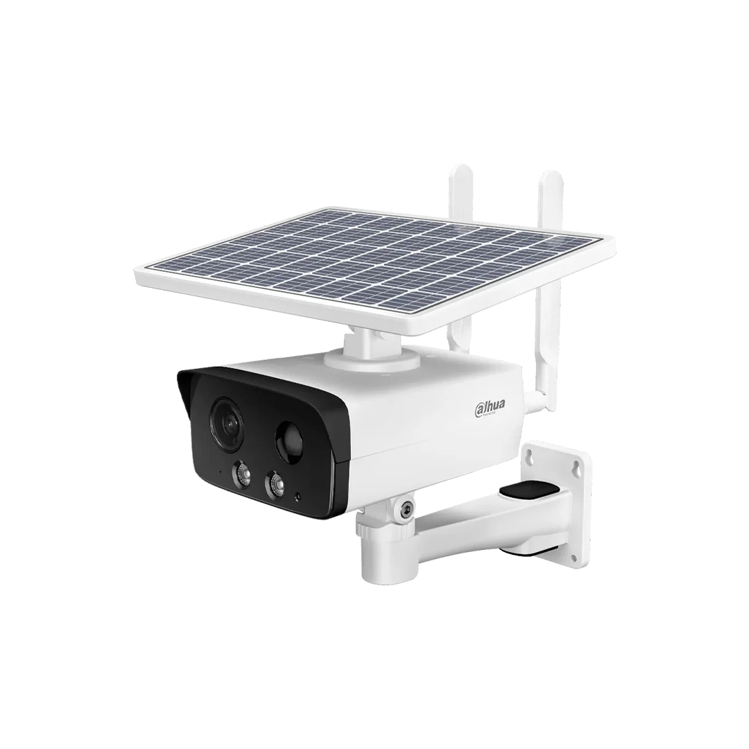 CAMARA BALA IP 4G DAHUA PANEL SOLAR 4MPX 2.8MM IR50 IP67 IPC-HFW2431DGP-4G-SP