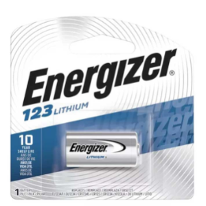 PILA LITIO ENERGIZER DETECTORES INALAMBRICOS CR123