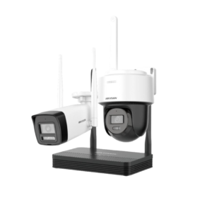 NKS424W03H Kit de una cámara bala de 4 MP H.265 + una cámara PT Dome WiFi NVS