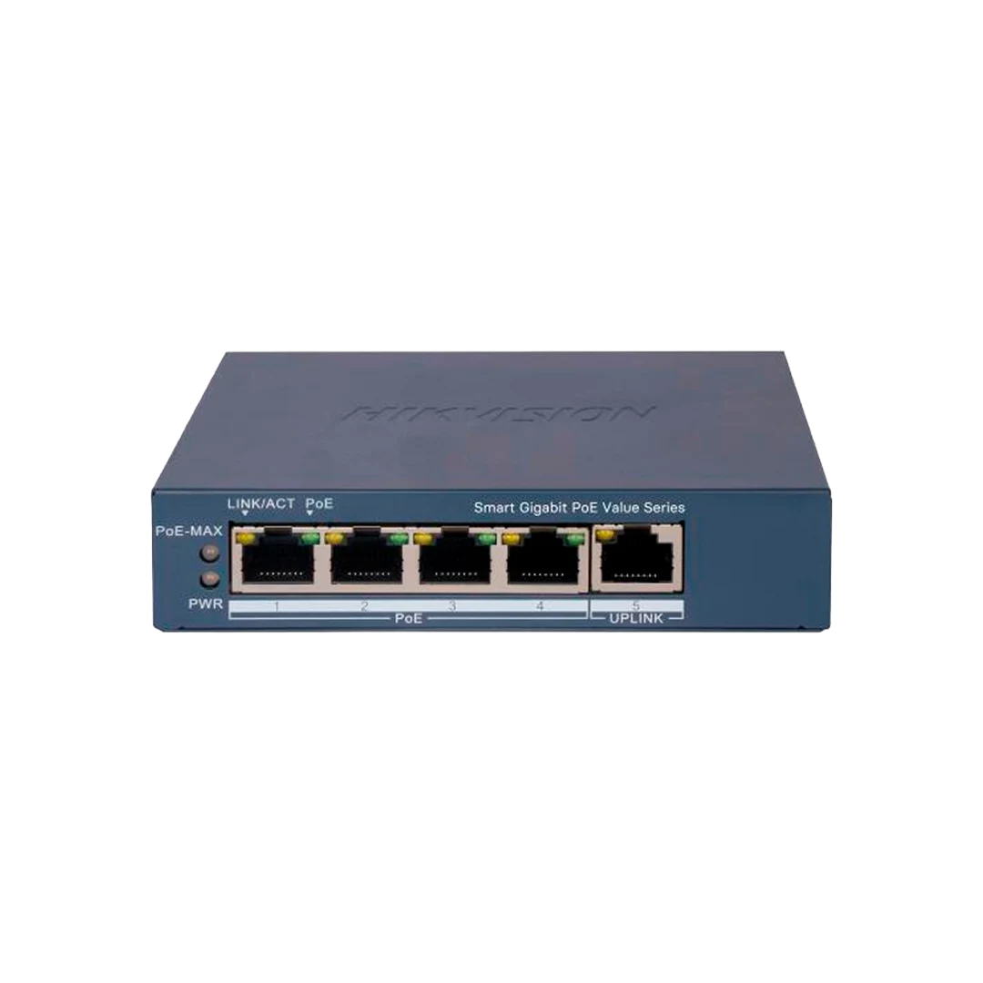 Switch 4GE PoE + 1GE DS-3E1505P-EI/M Hikvision