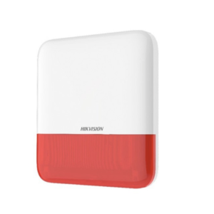 Sirena Inalambrica Roja para AXPRO DS-PS1-E-WB Hikvision