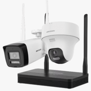 KIT CAMARAS DE SEGURIDAD HIKVISION KIT NVS 4CH 1 x Bullet + 1 x Torrent WIFI 6 No incl SD
