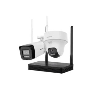 KIT CAMARAS DE SEGURIDAD HIKVISION KIT NVS 4CH 1 x Bullet + 1 x Torrent WIFI 6 No incl SD