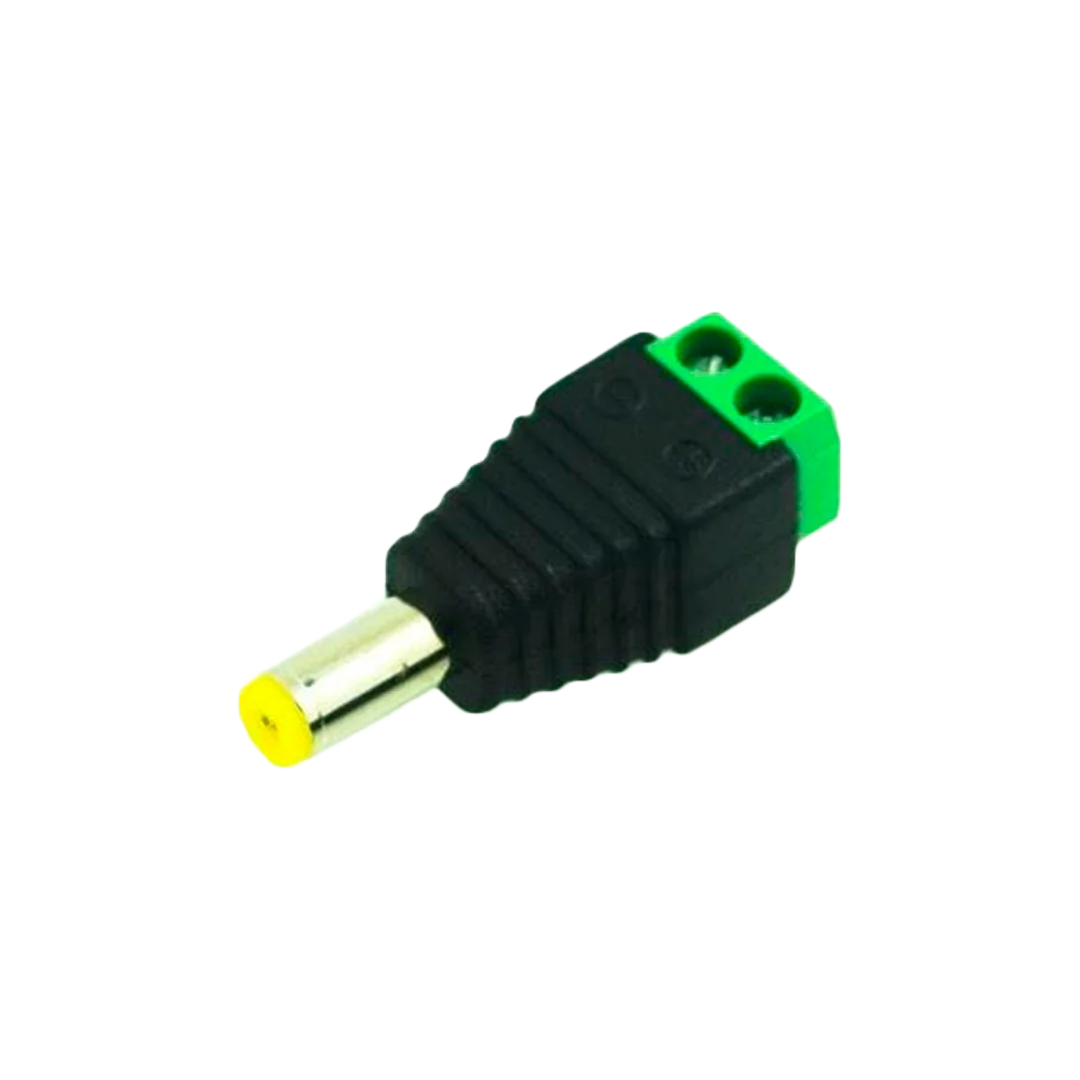 Conector DC Macho Atornillado
