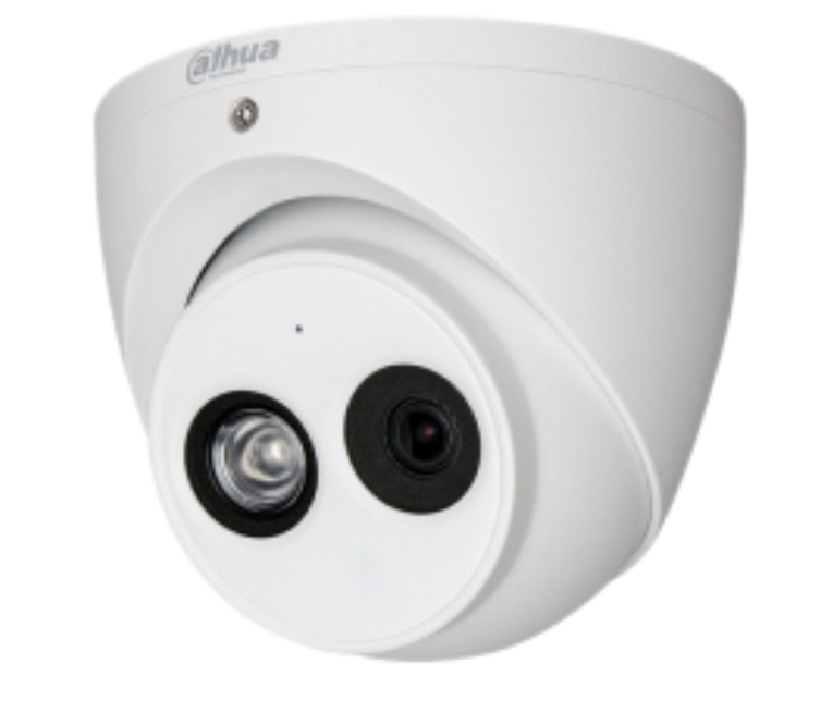 Cámara Domo 2MP con Micrófono DH-HAC-HDW1200EM-A