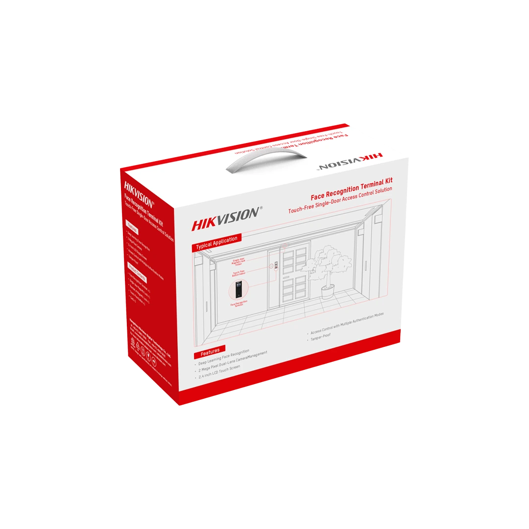 Kit Control de Acceso WiFi 1 Puerta Control de Acceso y Asistencia Huella + PIN + Proxy Mifare DS-KAS321 Hikvision