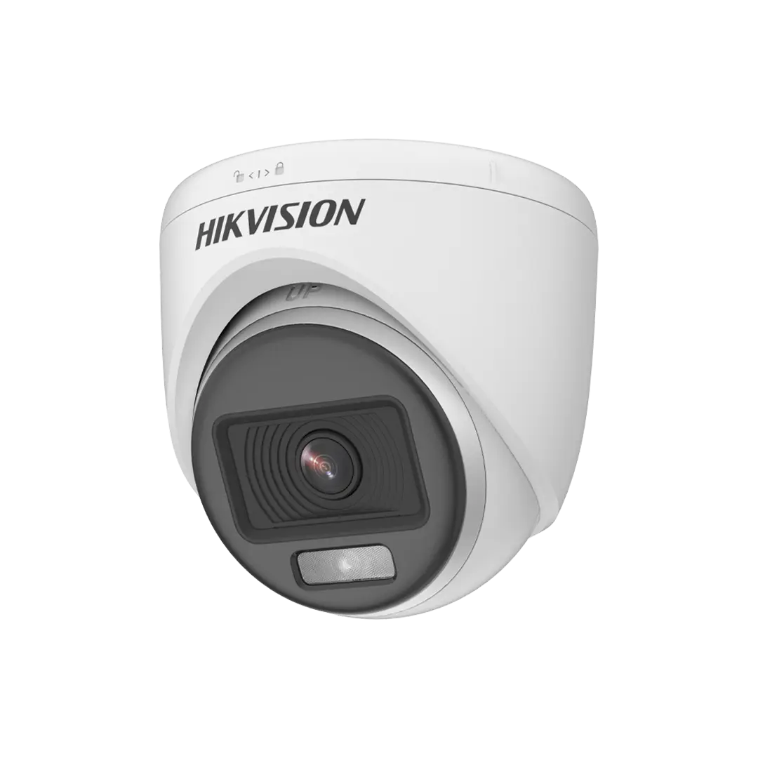 camara domo TVI 2MP ColorVu 20M luz blanca DS-2CE70DF0T-PF 2.8mm Hikvision