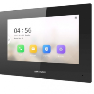 Monitor Interior IP 7'' Pantalla Táctil PoE DS-KH6320-LE1(B) Hikvision